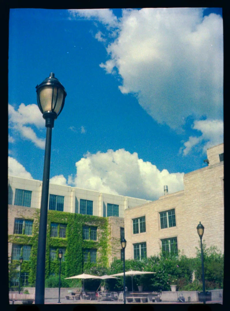 Warm Summer Day shot on Kodak Gold 200 with a Agat 18, developed at Dos Fotos, by WiresinaBox