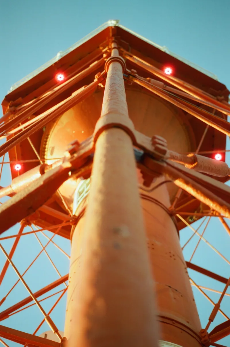 Lighthouse shot on Cinestill 50D with a Minolta Alpha 507si, developed at Hutt Street Photos, by Fox