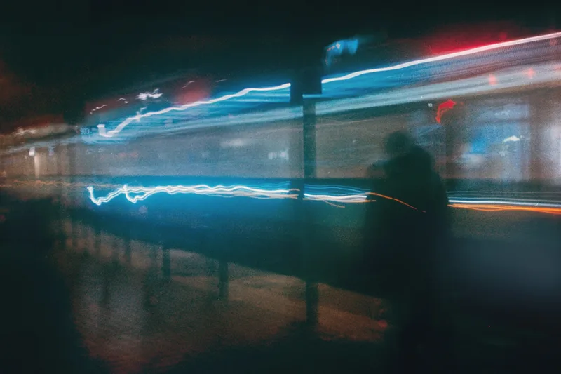 Handheld Night Experiments shot on Generic ISO 200 with a Praktica MTL3, developed at Home / Self-Developed, by Adam D'Auria