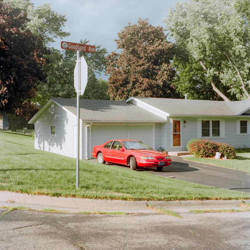 American Driveway shot on Kodak Portra 400 with a Yashica Mat EM, by Zack.K