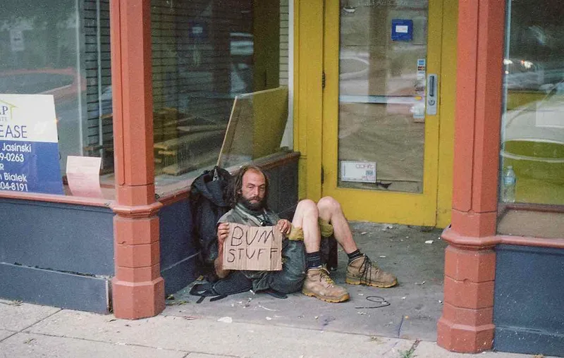Bum Stuff shot on Kodak Portra 400 with a Canon AE-1, developed at Camera Bar, by Josh Esan