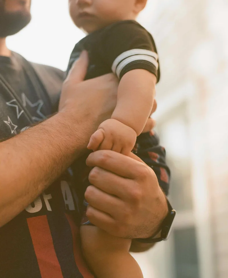 Father and Son shot on Kodak Portra 400 with a Mamiya RZ67 Pro II D, developed at PhotoVision Prints, by Meredith Shine