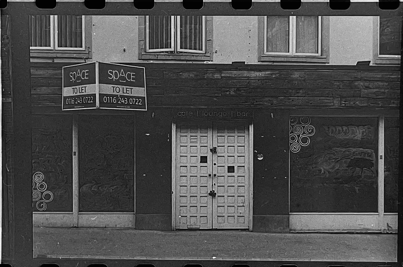 Empty Property shot on Ilford XP2 Super 400 with a Canon AE-1, developed at Max Spielmann, by Tony Shelley