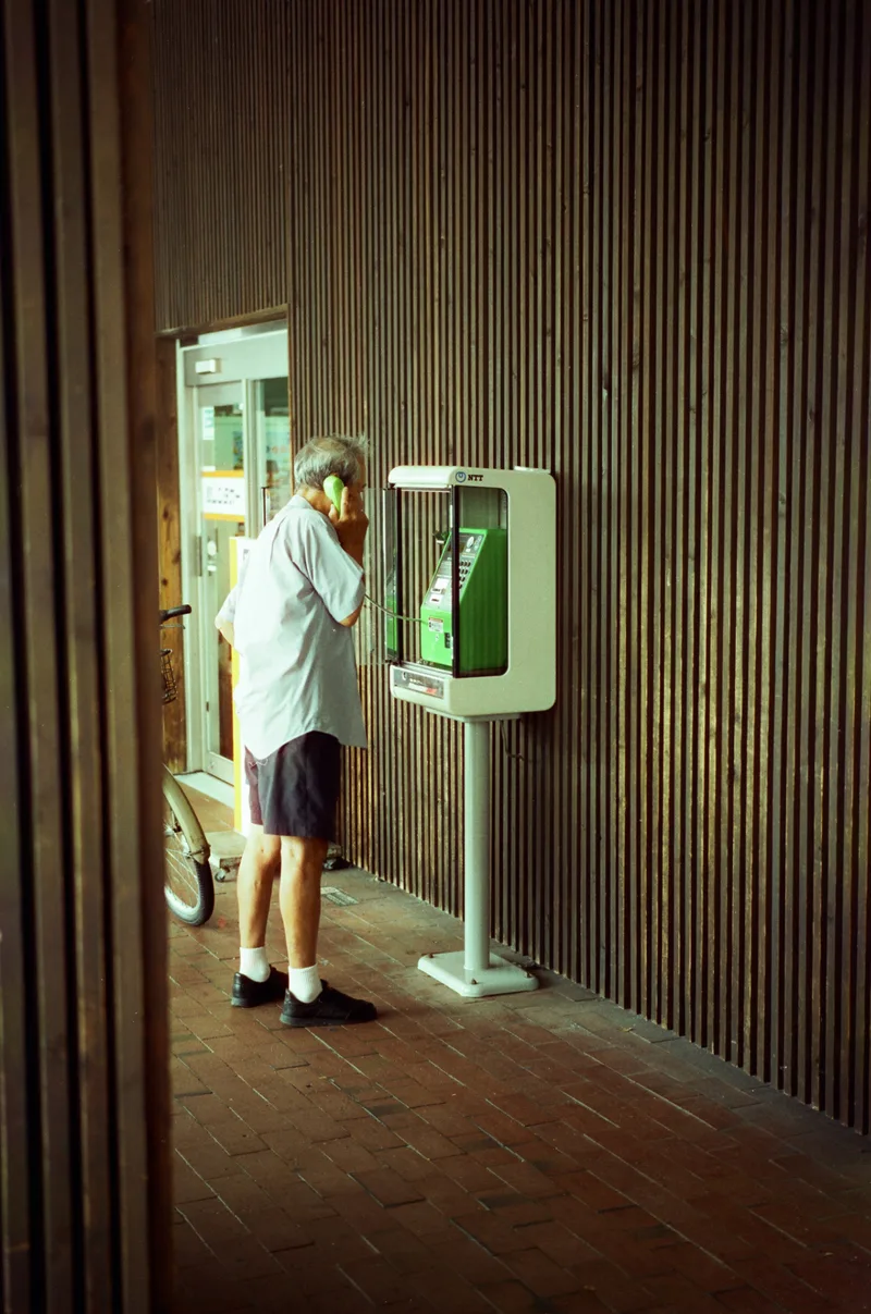 Moshi moshi! shot on FilmNeverDie Sora 200 with a Leica M6, developed at Fox Film Lab, by Adrian