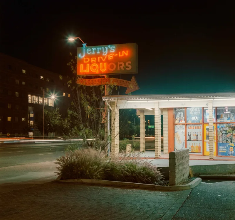 Jerry’s liquor shot on Kodak Portra 800 with a Mamiya 330f