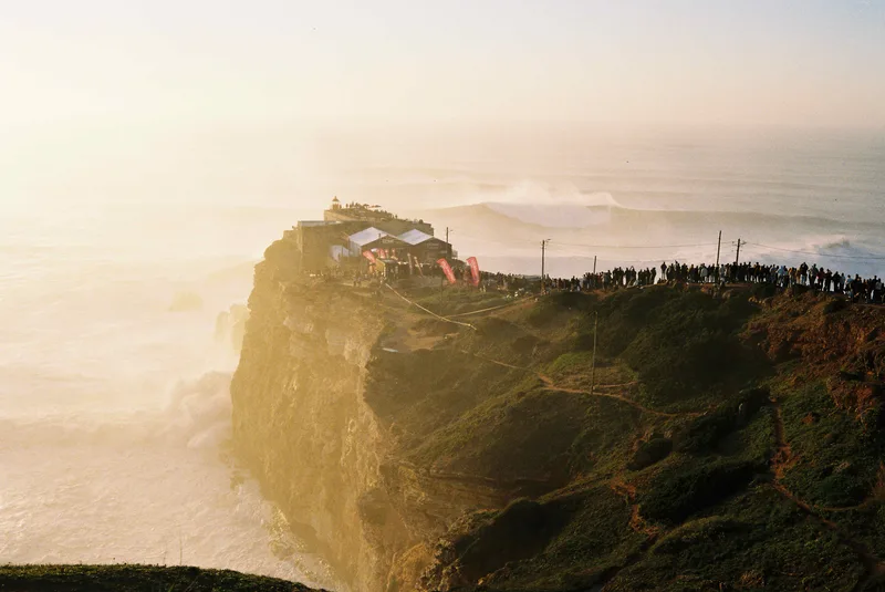 Nazare Portugal shot on Kodak Gold 200 with a Canon Canonet G-III QL17, developed at The Photo Spot, by Oliver