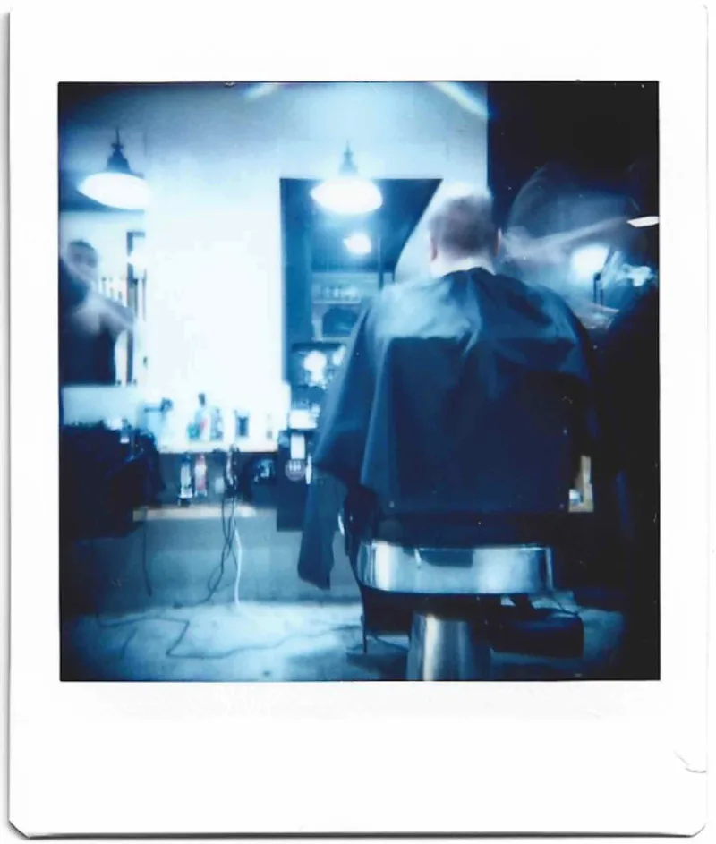 barber’s visit shot on Fujifilm Instax Square with a Lomography DianaInstantSquare, by Lili