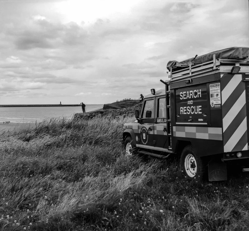 Search & Rescue ๐ shot on Ilford Delta 100 with a KMZ ISKRA2, developed at Home / Self-Developed, by Mark Beadle