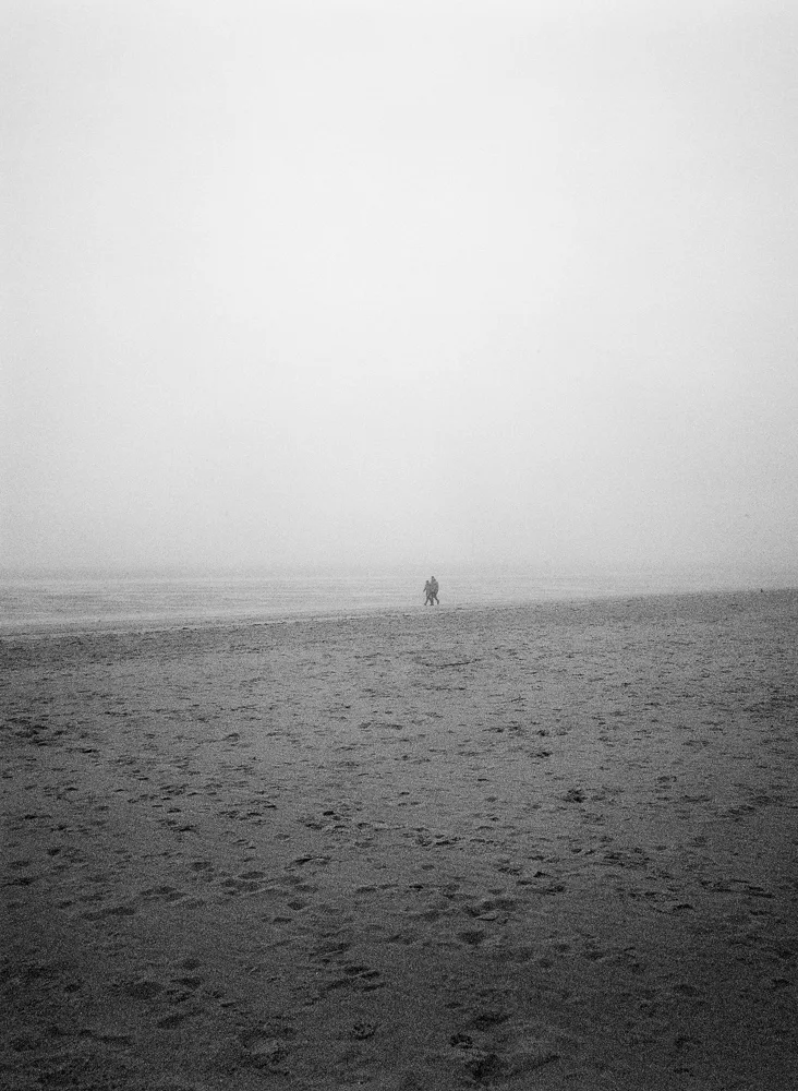 Just the two of us shot on Kodak Portra 400 BW with a Fuji GA645W, developed at Khrome, by Simon Reindl