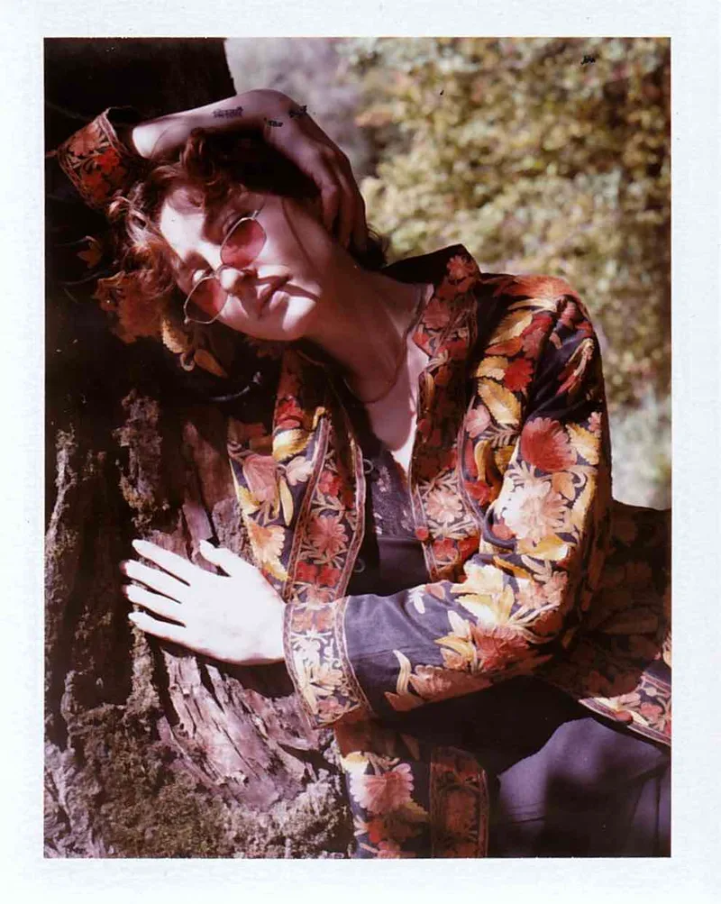 Emma shot on Fuji FP100C with a Polaroid Land Camera 195, developed at Home / Self-Developed, by Robster lobster