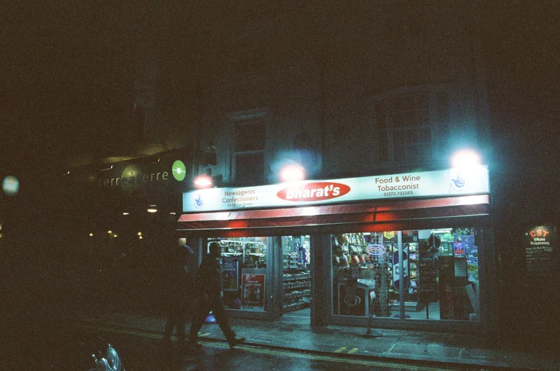 Cinestill 800T in Brighton shot on Cinestill 800T with a Chinon CE-4S, developed at Sopher Photographic, by Analogue Evelyn
