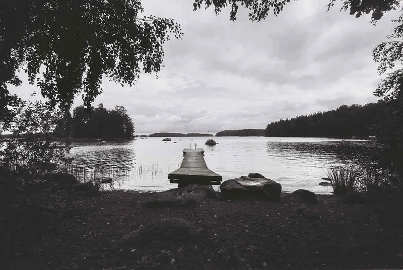 Lake view shot on Lomography Babylon Kino 13 with a Nikon F100, developed at Photo Stella, by Jussi