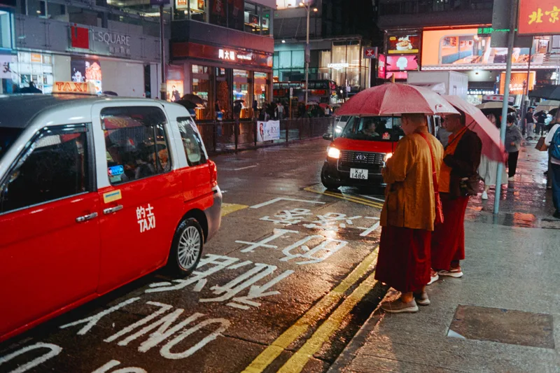Taxi 🇭🇰 shot on Kodak Vision3 250D with a Yashica Electro 35 CC, developed at Home / Self-Developed, by jahre