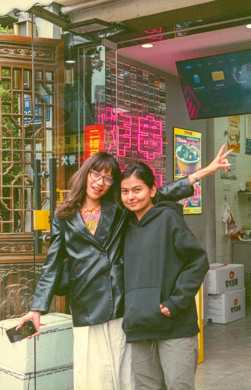 Street Portraits shot on Fujifilm Fujicolor Super 400 with a Canon F-1n, developed at Moyo , by Darren Fielding