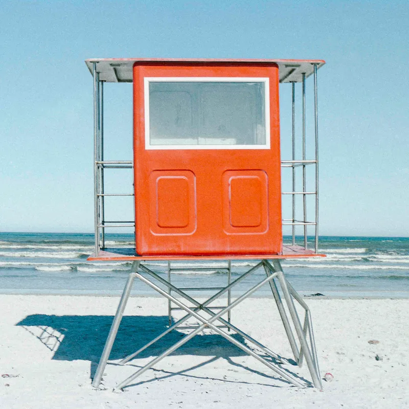 Muizenberg beach, Cape Town, South Africa shot on Kodak Portra 160 with a Minolta XG-9, developed at Home / Self-Developed, by Hans- B. Sickler