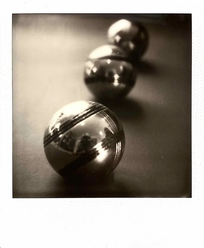 Self Portraits shot on Polaroid B&W 600 with a Polaroid SX-70 Alpha 1, developed at Instant Film, by MelvynJ