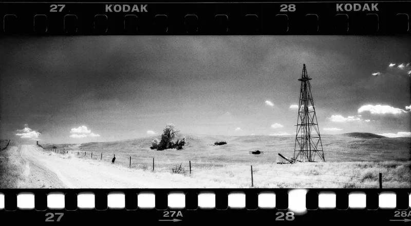The Backroads shot on Kodak HIE High-Speed Infrared with a Hasselblad Xpan, by Jeremy Allen Wieczorek