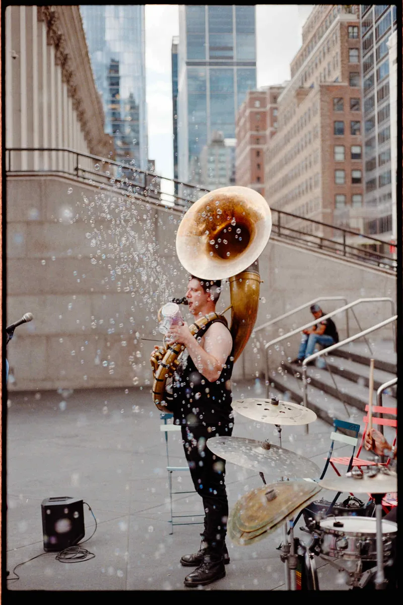 Brass Bubbles shot on Kodak Gold 200 with a Olympus OM-1, developed at LTI Lightside, by Dylan Thiessen