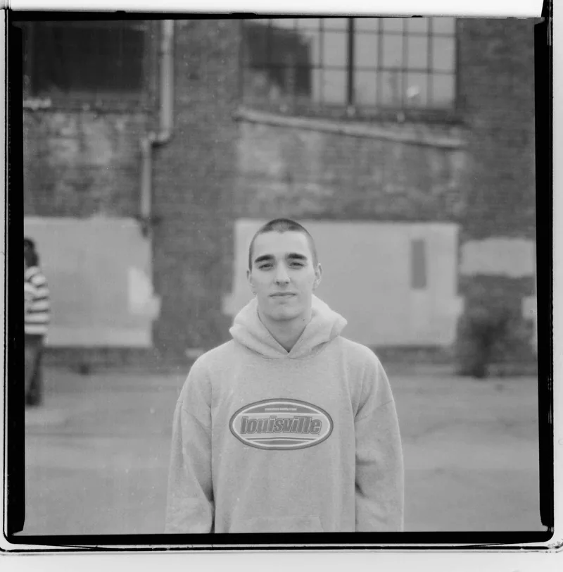 Joe of Mean Mugg’d at Camp Spaceman shot on Ilford Kentmere Pan 400 with a Zenza Bronica SQ-A, by Ethan Carlisle