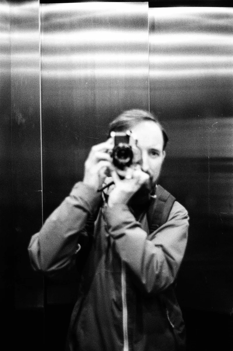 Hello there shot on Ilford Pan 400 with a Minolta X-300, developed at FotoArgenta, by Ruerd Leenstra