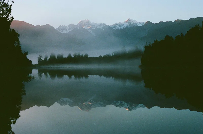 Mount Cook (wide) shot on Kodak Portra 400 with a Canon EOS850, developed at Snappy Snaps, by Noah Kasak