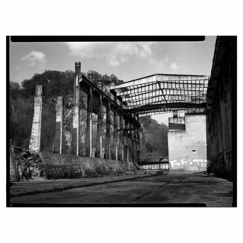 Ex cementificio Saceba shot on Foma Fomapan 100 Classic with a Graflex Pacemaker Speed Graphic, developed at Home / Self-Developed, by Alessandro Benevento