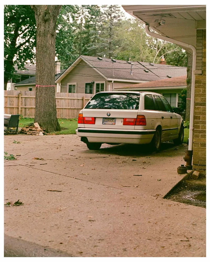 Wagon shot on Kodak Portra 400 with a Minolta X-700, developed at Express Photo Livonia, by Garrett Cline