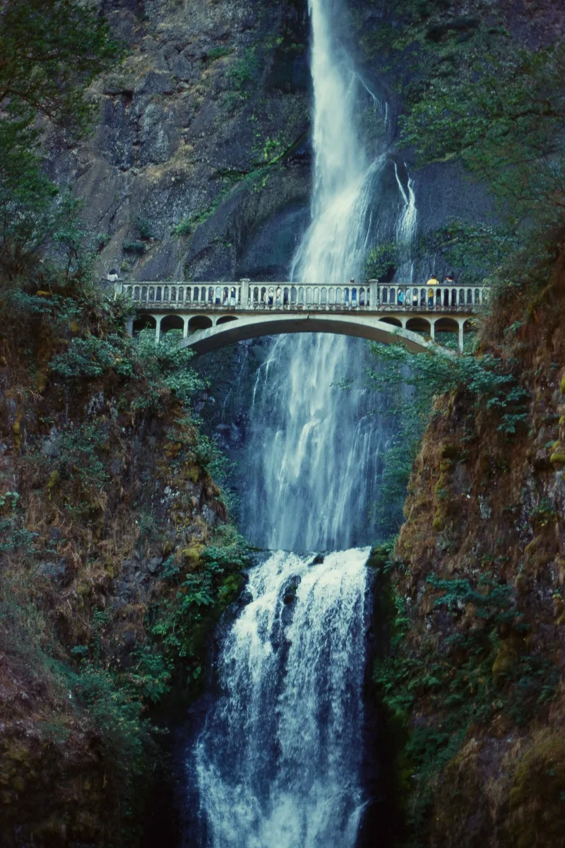 The most beautiful waterfall in the world shot on Kodak Elite Chrome 100 with a Canon 7, by Tyler