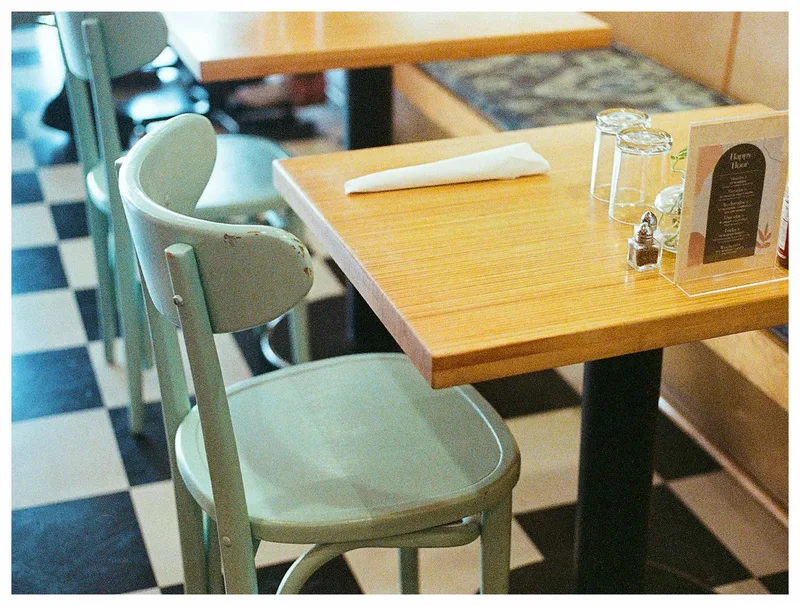 brunch shot on Fujifilm Superia X-TRA 800 with a Canon AE-1 Program, developed at The DarkRoom, by Christopher Ray