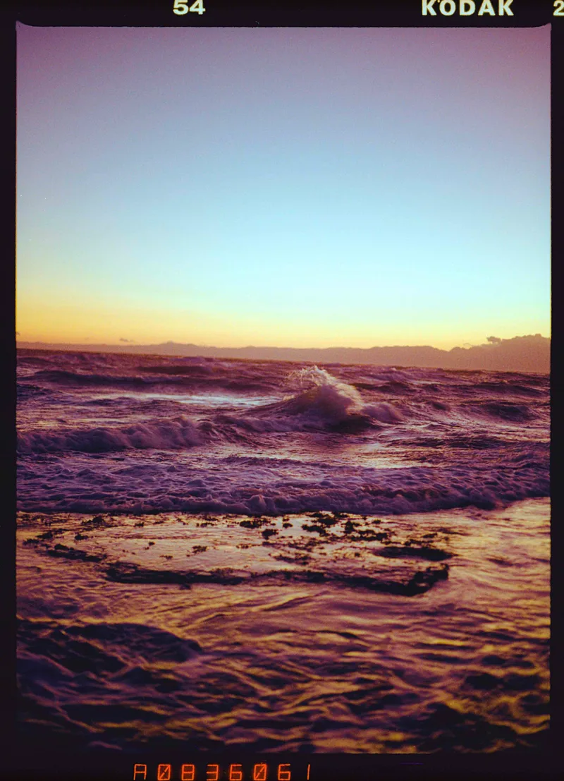 Waves shot on Kodak Gold 200 with a Mamiya 645, developed at Sakuraya Photography Lab, by $ickdude