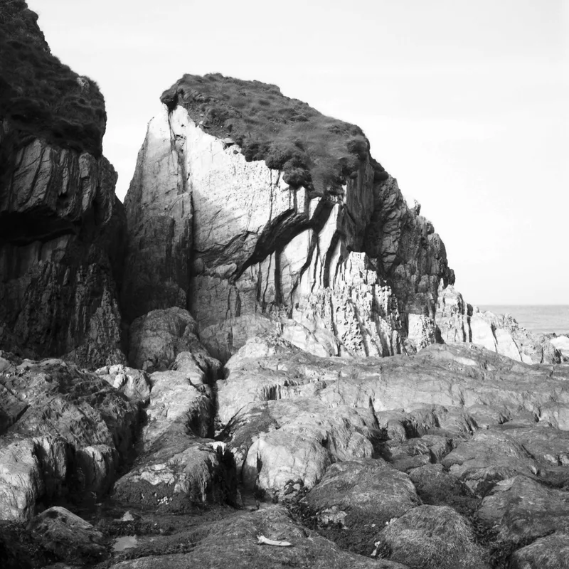 Bennett’s Mouth shot on Ilford Kentmere Pan 400 with a Rolleicord, developed at Home / Self-Developed, by Eoghan Hennessy