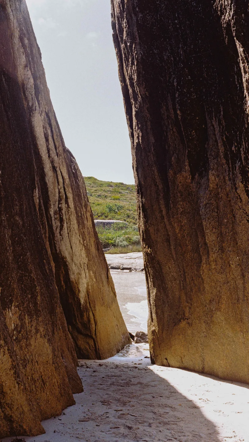 The Gap shot on Fujifilm 200 with a Canon AE-1 Program, developed at Silver Halide Studios, by Ben