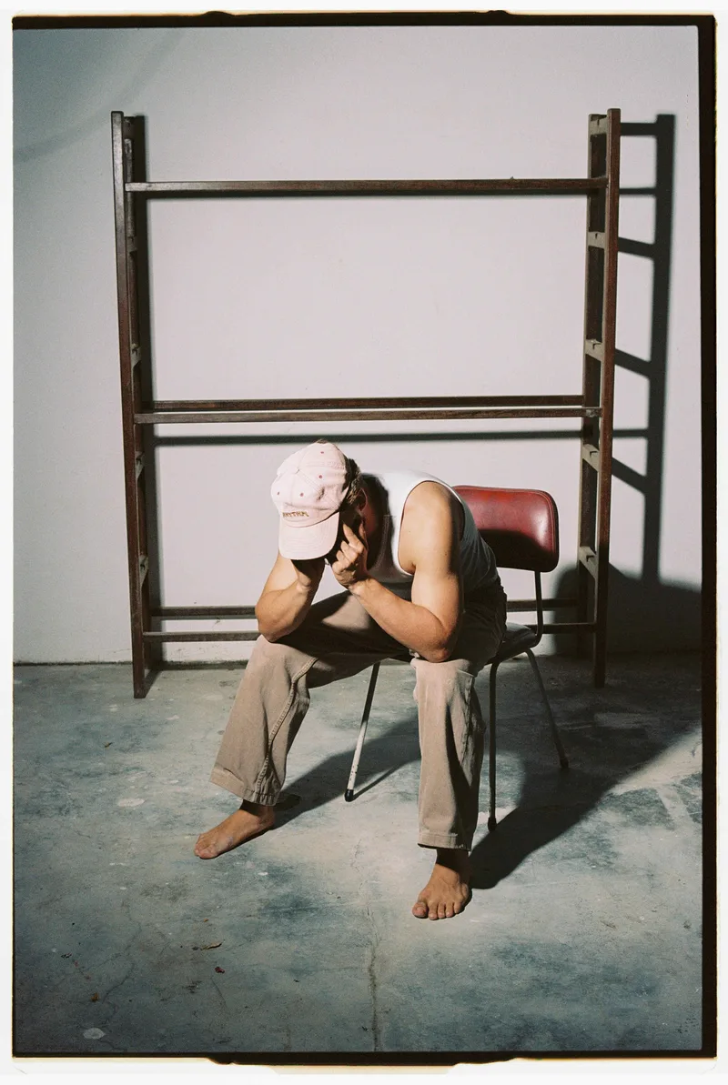 Vicente shot on Kodak Portra 160 with a Canon 1N, developed at Carmencita Lisboa, by Samuel Ferreira