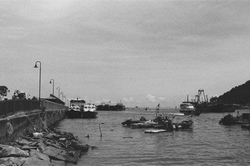 Sea shot on Kikipan with a Nikon F2, developed at HK Camera, by Ah Don