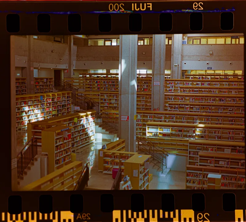 The Library of Your Dreams shot on Fujifilm 200 with a Pentax KM, by abjayan