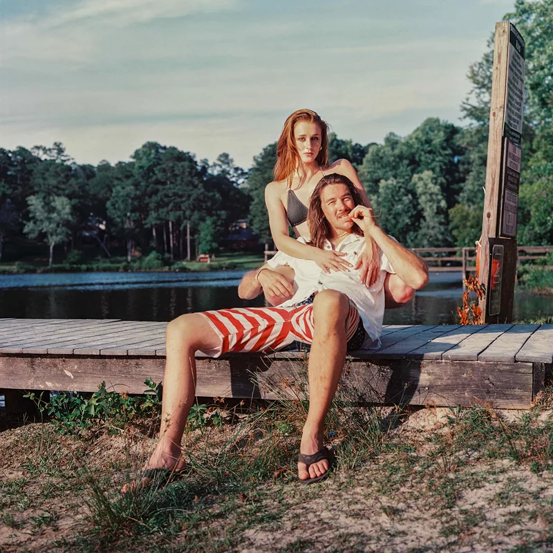 Young love shot on CatLABS X Film 100 Color with a Kowa Six, developed at Indie Film Lab, by Dan