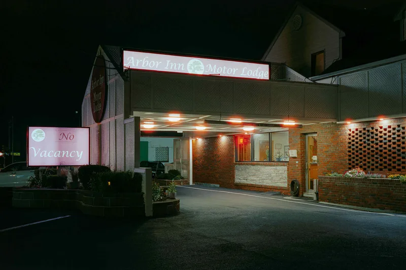 Film photo shot on Cinestill 800T with a Fuji GW690III, developed at Colortek of Boston, by Cam Cavagnaro