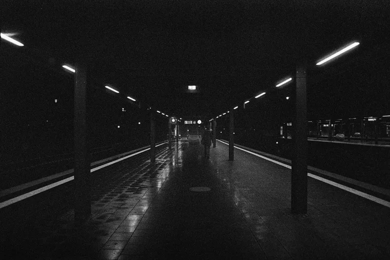 Duisburg HBF shot on Kodak T-Max P3200 with a Canon AE-1 Program, developed at Home / Self-Developed, by Adam D'Auria