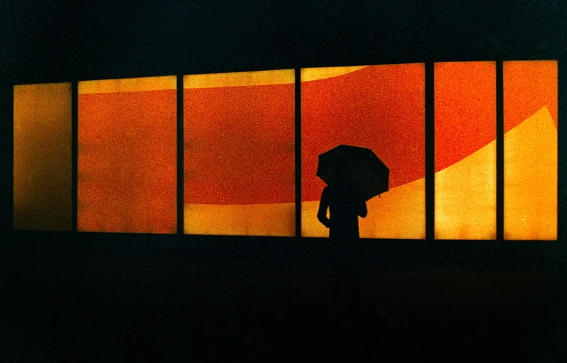 Umbrella shot on Kodak Gold 800 with a Chinon Memotron CEII, developed at Home / Self-Developed, by Adam D'Auria