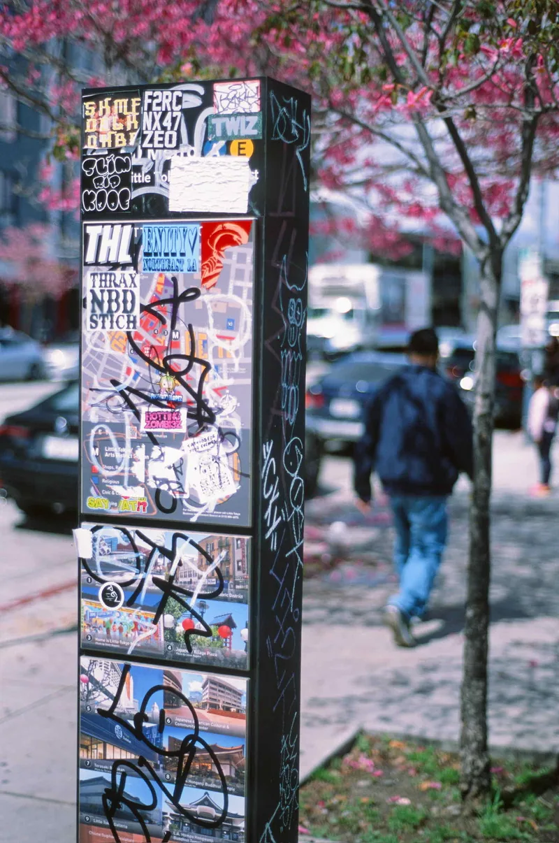 City of vandals shot on Fujifilm Provia 100F with a Nikon F100, developed at Valley Photo Service, by Anthony Balboa