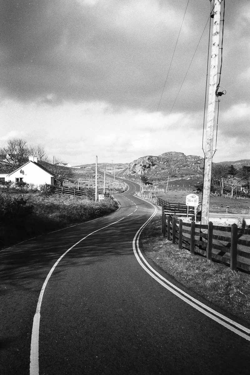 Long & Winding shot on Ilford HP5 Plus 400 with a Canon SureShotM, by Patrick Hennessy