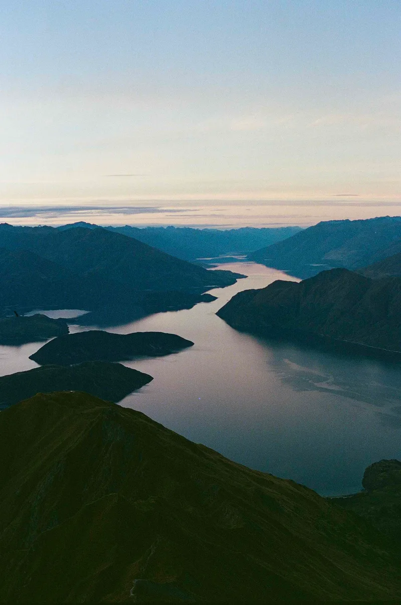 Roy’s Peak shot on Kodak Portra 400 with a Canon EOS850, developed at Snappy Snaps, by Noah Kasak