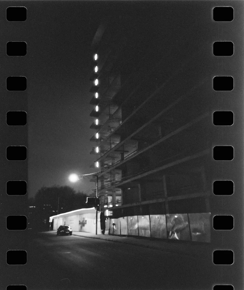 Film photo shot on Lucky SHD 400 with a Lomo LC-A, by Mike