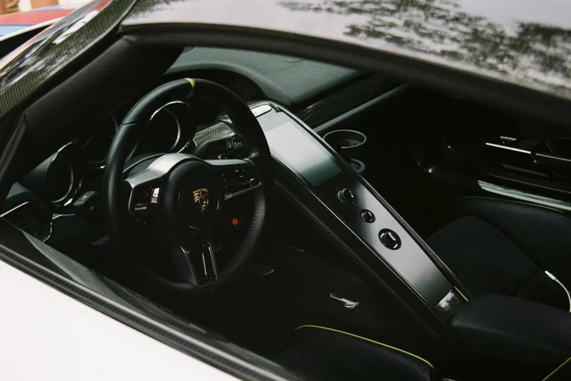Porsche 918 shot on Kodak UltraMax 400 with a Pentax SF-7, developed at Analogue Wonderland, by Sam