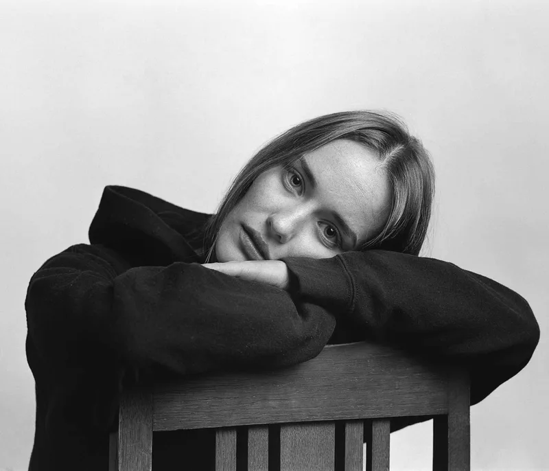 Portrait shot on Ilford PanF Plus 50 with a Fujica G690 BLP, by Don
