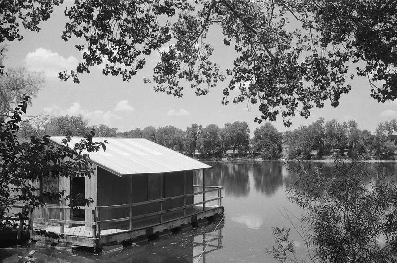 On the water shot on Ilford Pan 400 with a Chinon CE-3, developed at The DarkRoom, by Brian