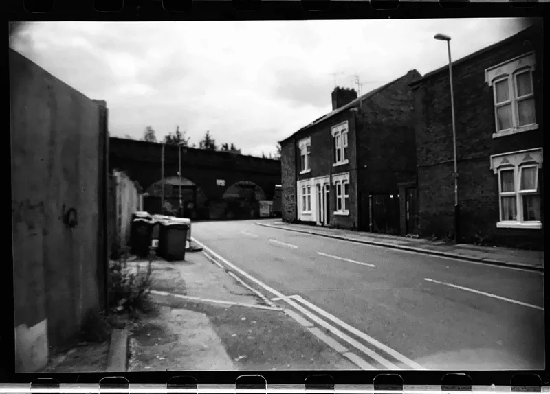 Leicester Backstreet. shot on Fomapan 100 with a Canon AE-1, developed at Home / Self-Developed, by Tony Shelley