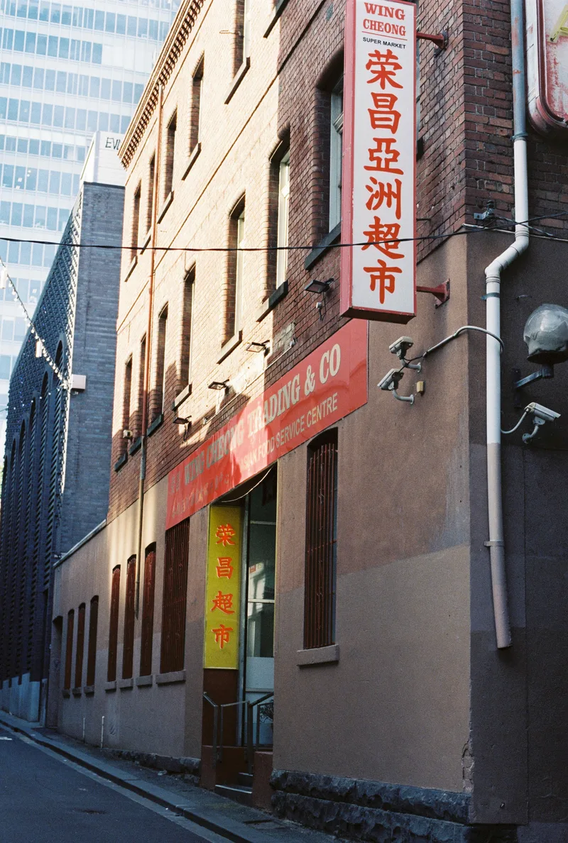 China Town shot on Kodak Vision 3 500T with a Nikon F5, developed at Mr. Negative, by James Juranke