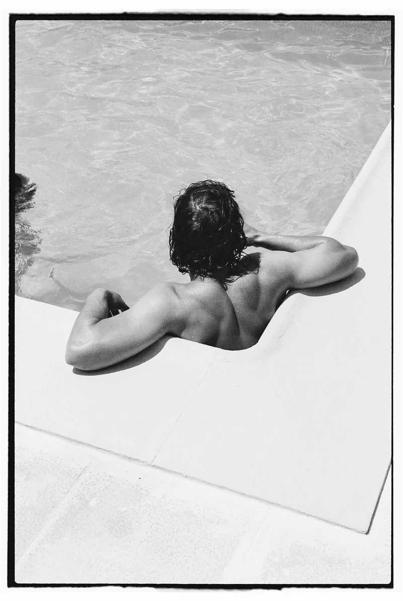 By the pool shot on Ilford XP2 Super 400 with a Contax 167MT, developed at Carmencita Lisboa, by Samuel Ferreira