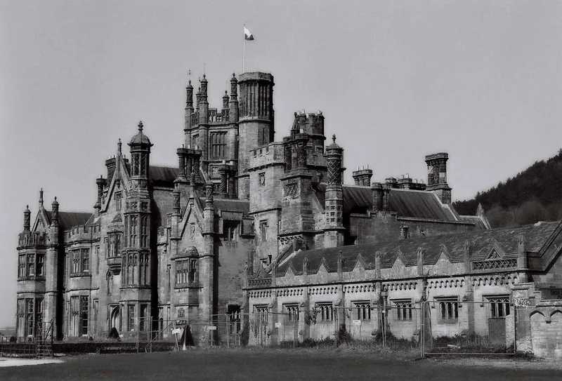 Margam House shot on Agfa APX 100 with a Nikon F4s, by Nigel Owen